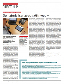 Dématérialiser avec « Attriweb »